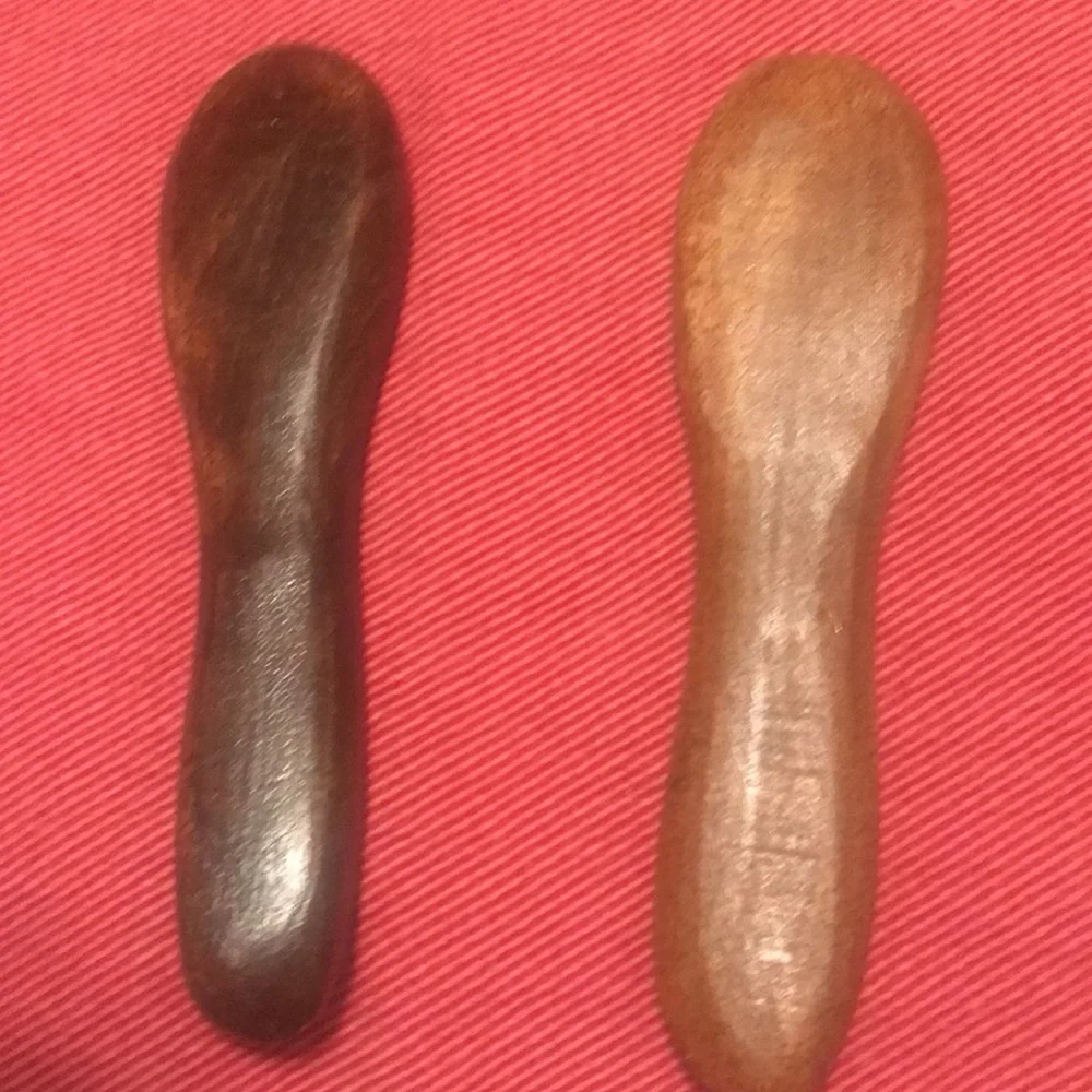 Box Wood Box Vintage Handmade Wood Spoons